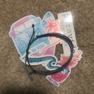 Pura vida bracelet + sticker pack